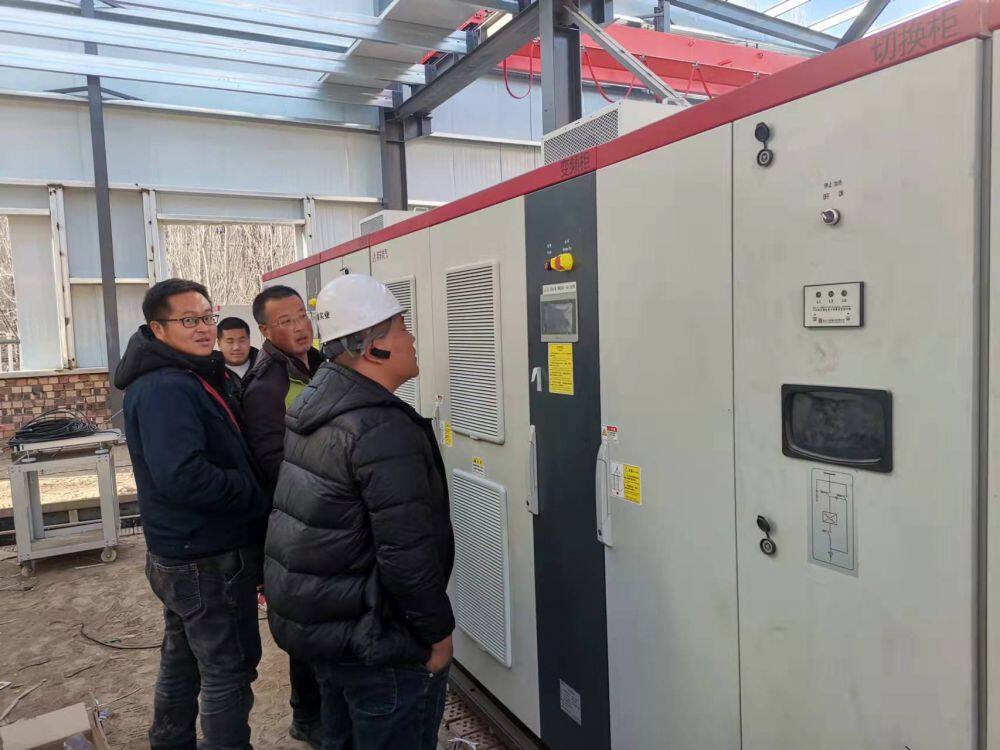 用户现场调试中