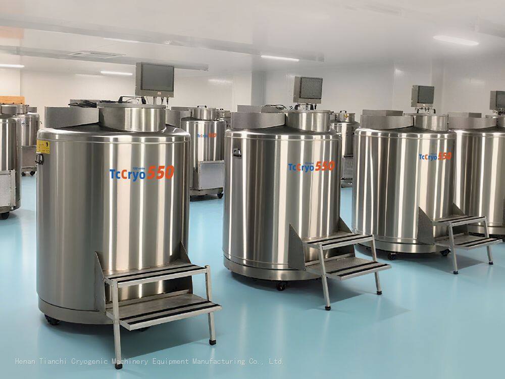 TcCryo vapor phase liquid nitrogen freezer