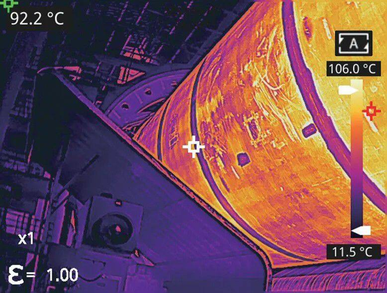 Thermografische Anwendungen bei der Temperaturüberwachung von Drehrohröfen in Stahlwerken