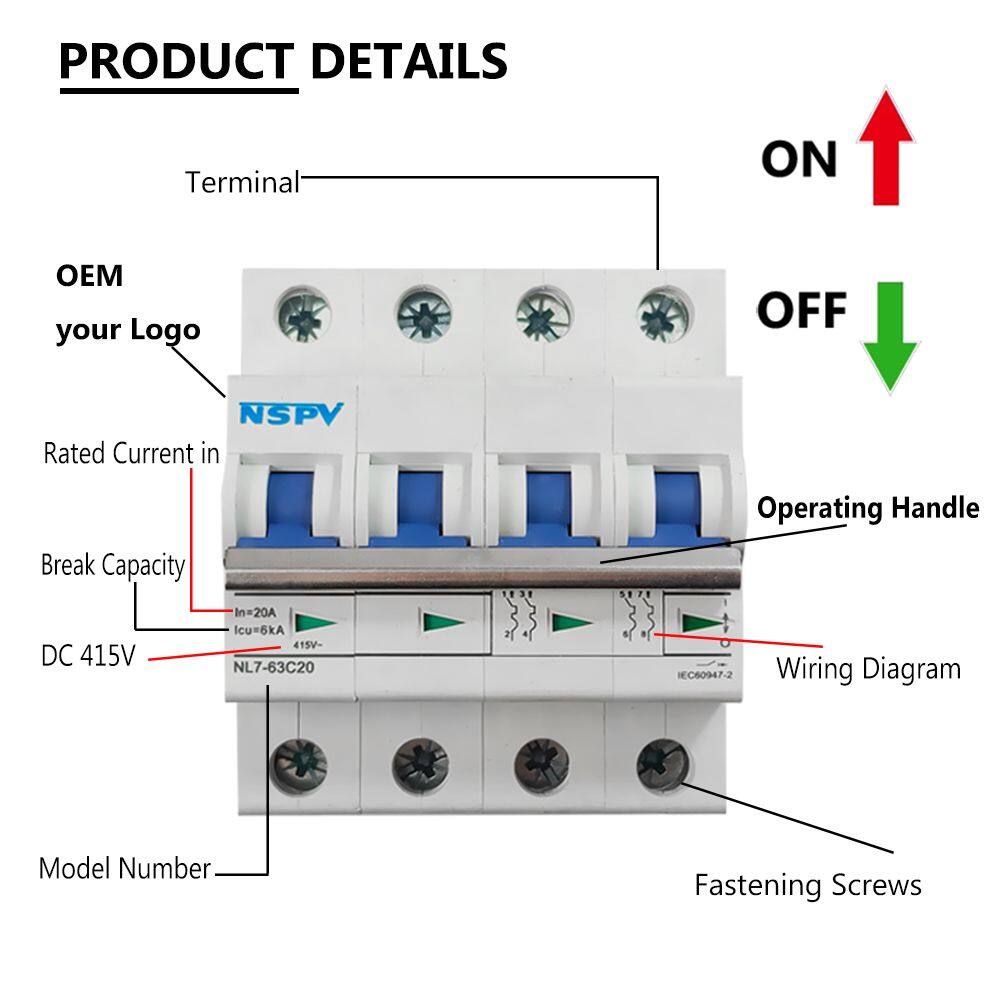 4P DC circuit breaker