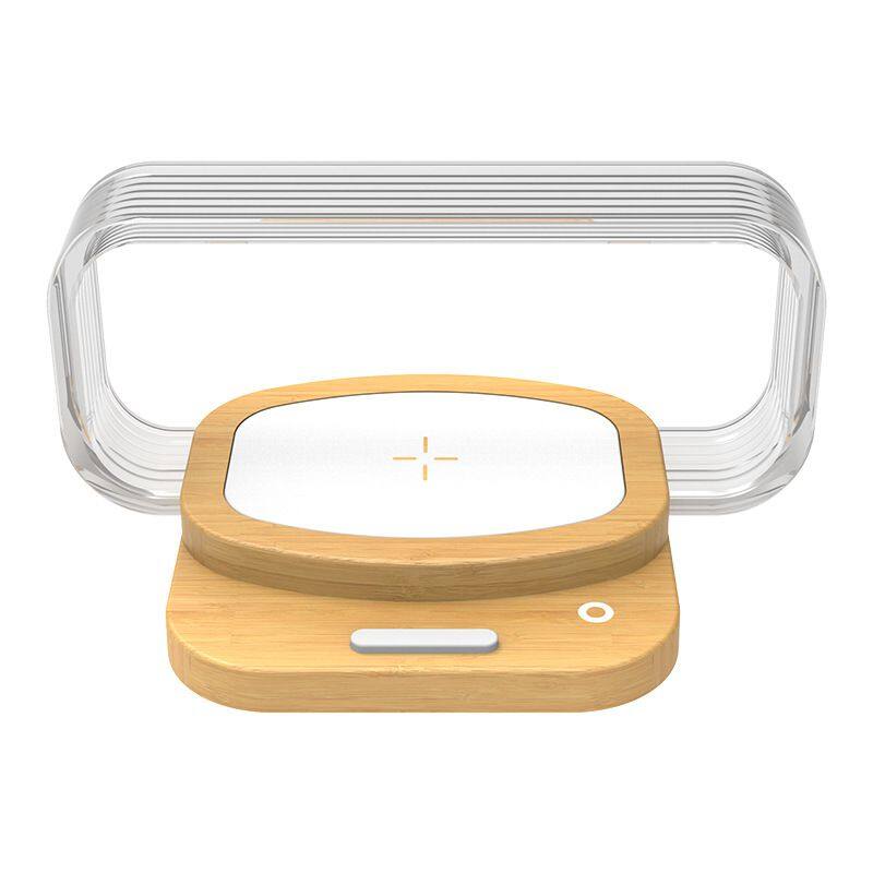 Portable Wireless Night Light Lamp with Multifunction Charger for Phone