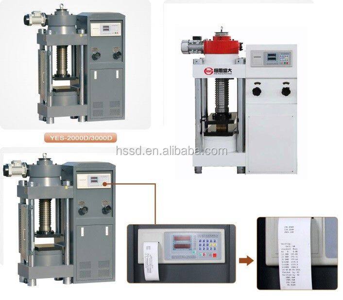 500kn 600kn 60ton 1000kn Computer Controlled Hydraulic Manhole Cover Compression Testing Machine