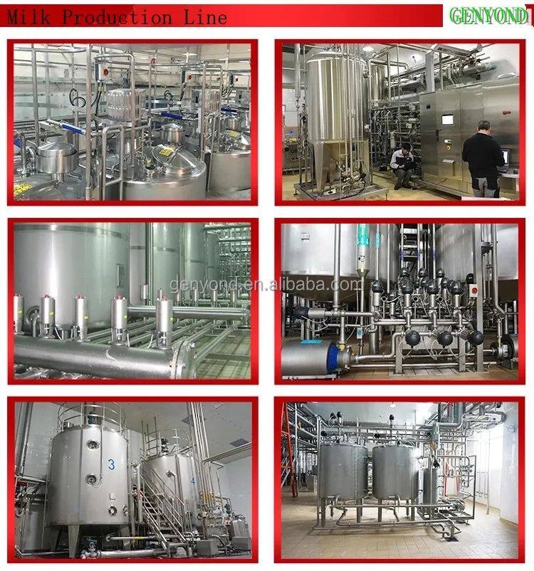 Shanghai Small Scale Automatic Milk Juice Beverage Combined Plant