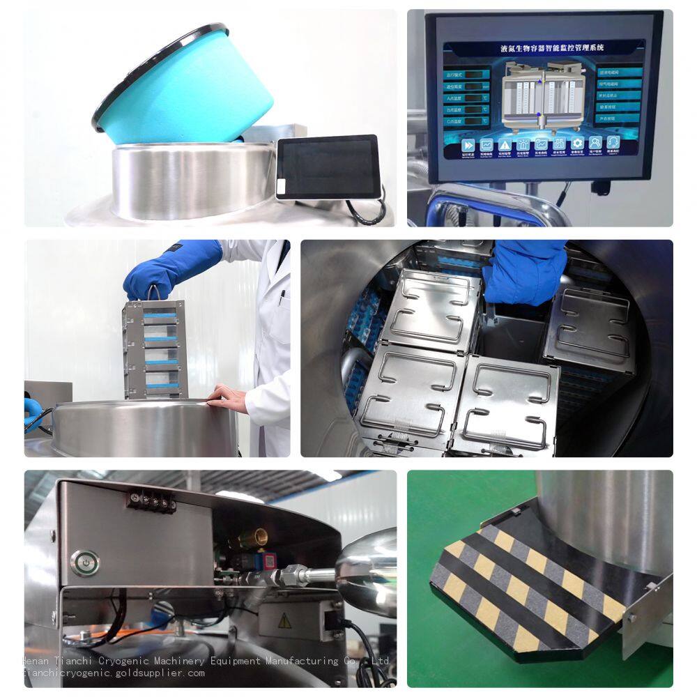 TcCryo stainless steel liquid nitrogen container Details