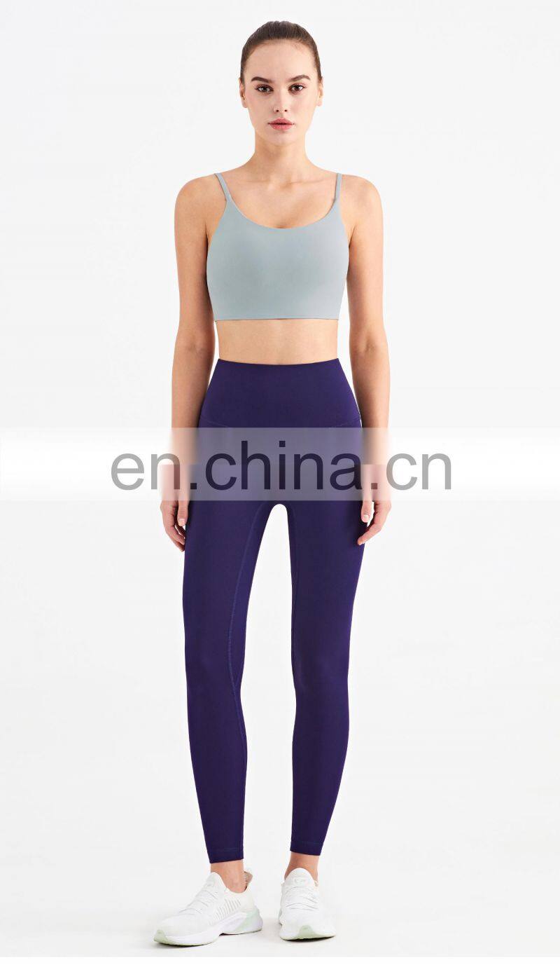 Thin shoulder Sports Vest Sexy Running Yoga Women Push-up Bra Workout Crop Top