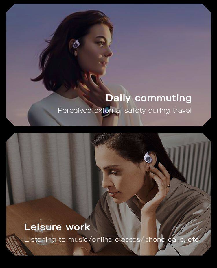 Bluetooth 5.3 waterproof IPX7 Earbuds earphones sport wireless earbuds with carabiner dust protection ear hook Ear clip