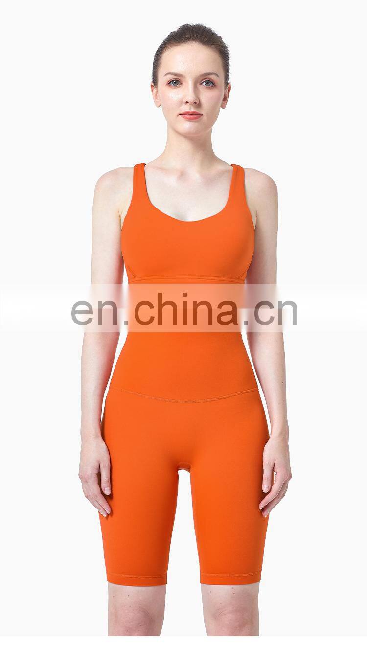 Private Label High Quality Ladies Sportswear Push up Yoga Bra U Neck Women Sexy Sports Bra Logo