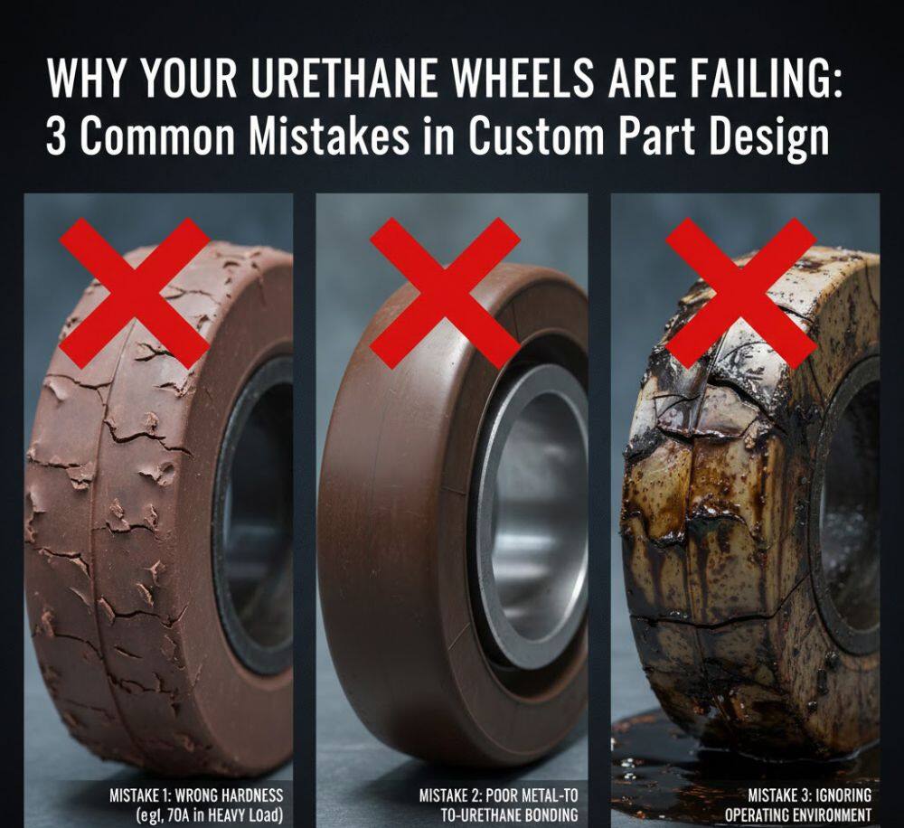 Why Your Urethane Wheels Are Failing: 3 Common Mistakes in Custom Part Design