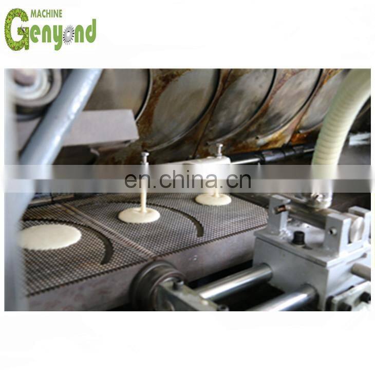 Shanghai factory small scale cheap Automatic ice cream wafer cone forming baking making machine cone production line