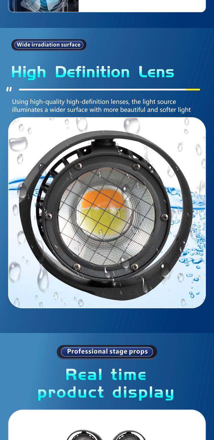 BD04F Binder 4*100W IP65 Waterproof Par Light LED Beads RGBW Full-colored Optional Audience Light