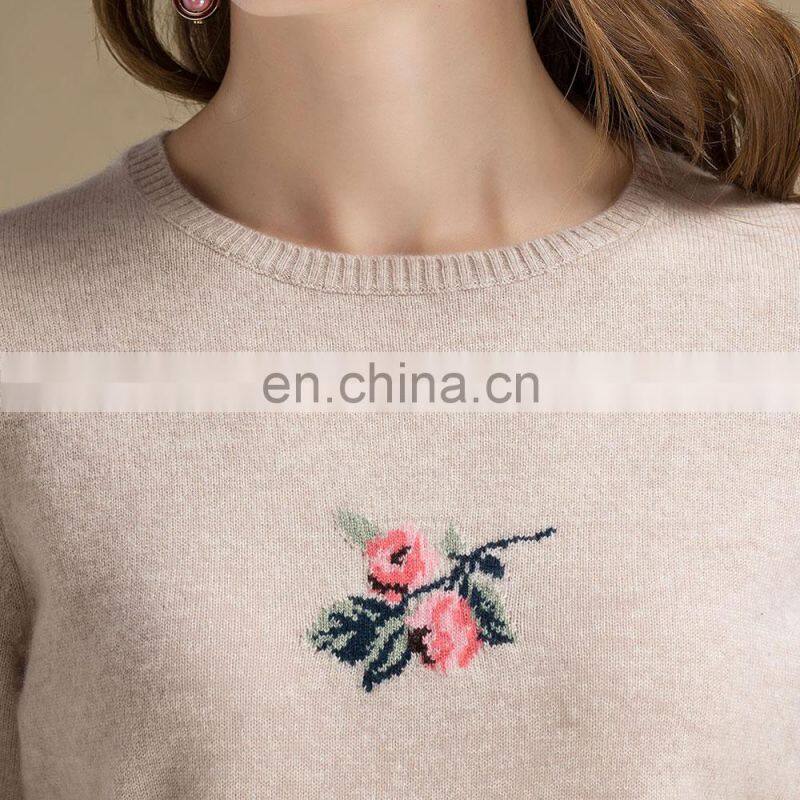Inner Mongolia Manufacturer's 100% Cashmere Winter Sweater for Women Thick & Comfortable