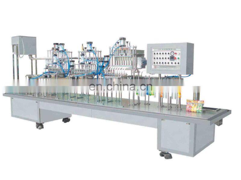 Factory Genyond 6000-15000 pcs/h ice pops drink making plant production line ice lolly soft tube filling sealing machine