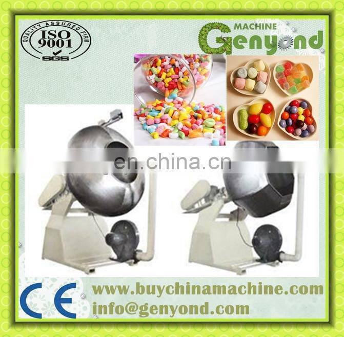 chocolate nut sugar coating machine with sprayer / nuts coating machine with sprayer/ peanut sugar coating machine for sale