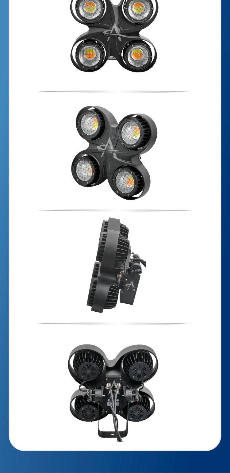 BD04F Binder 4*100W IP65 Waterproof Par Light LED Beads RGBW Full-colored Optional Audience Light