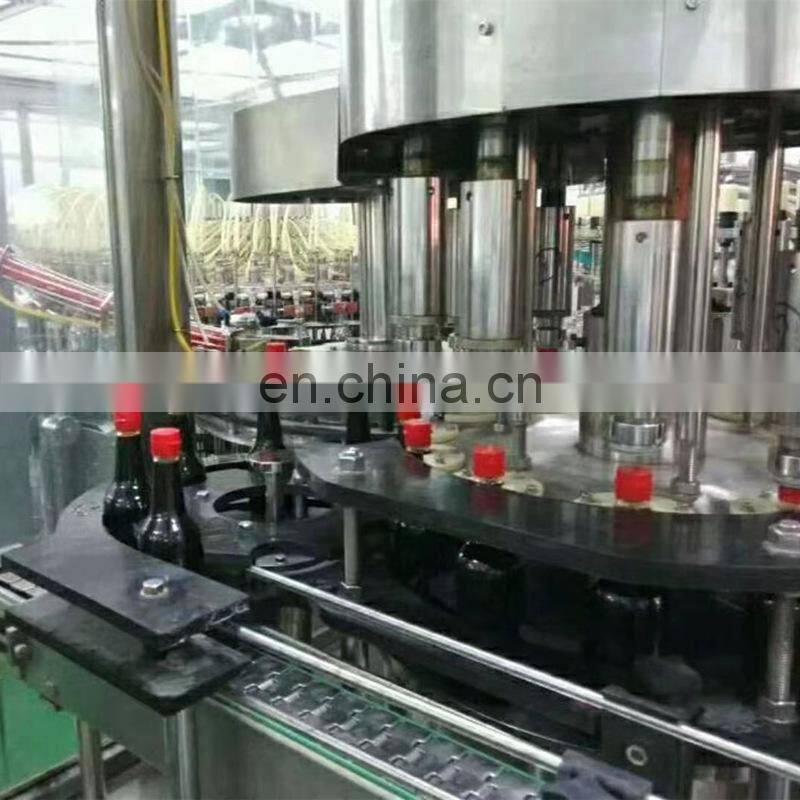 Automatic production line of soy sauce and vinegar filling