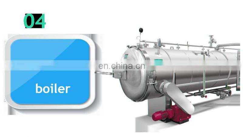Automatic Food Steam Spray Sterilizer Autoclave Horizontal Retort For Processing