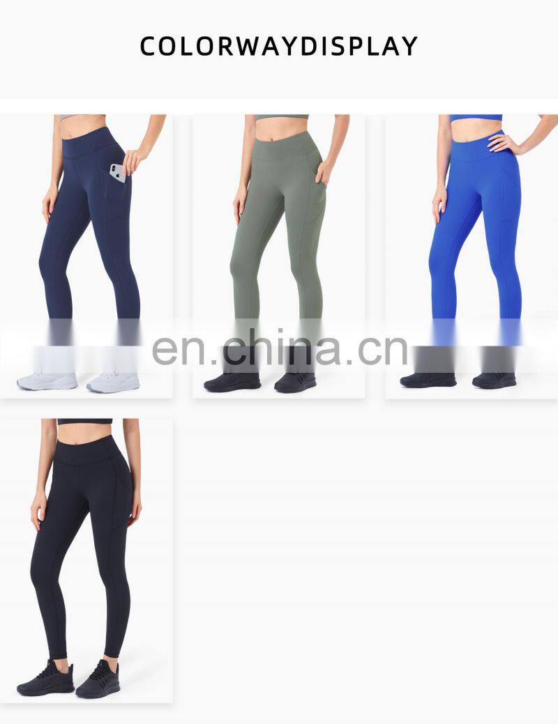 Custom Yoga Leggings With Pocket Gym Plus Size Workout Sexy Body Scrunch Butt Sport Pant