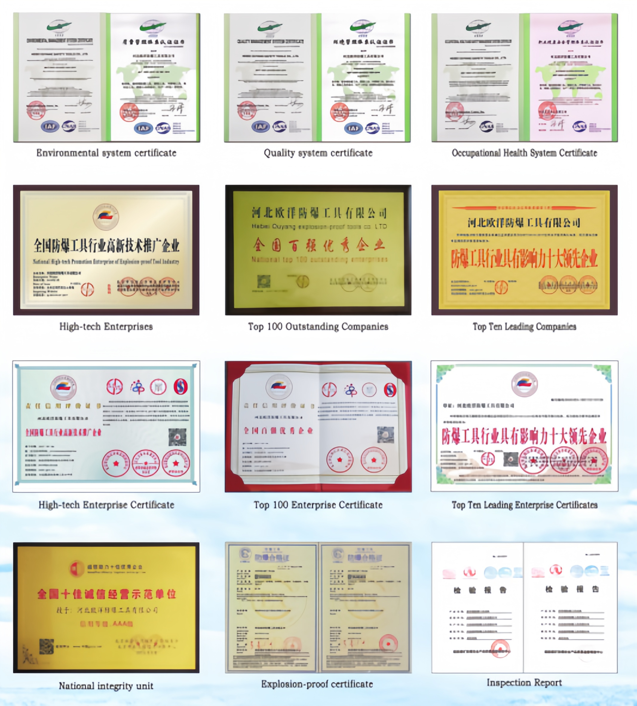 Hebei Ouyang Safety Tools Co.,ltd company overview - view 3