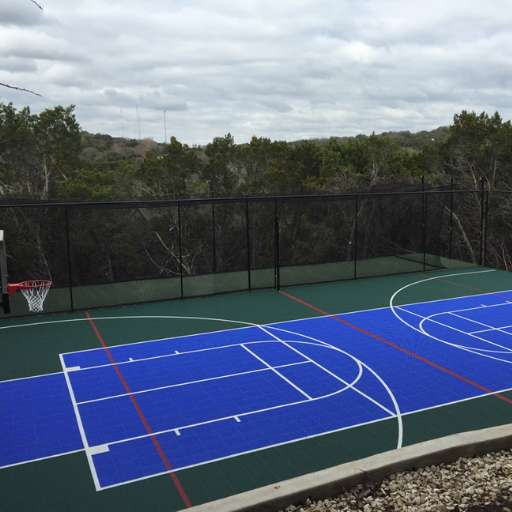 outdoor sport court fencing