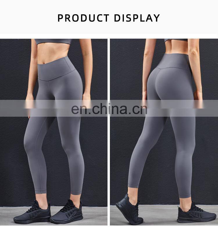 Women's High Support Tummy Control Yoga Fitness Pants Workout Leggings With Pocket