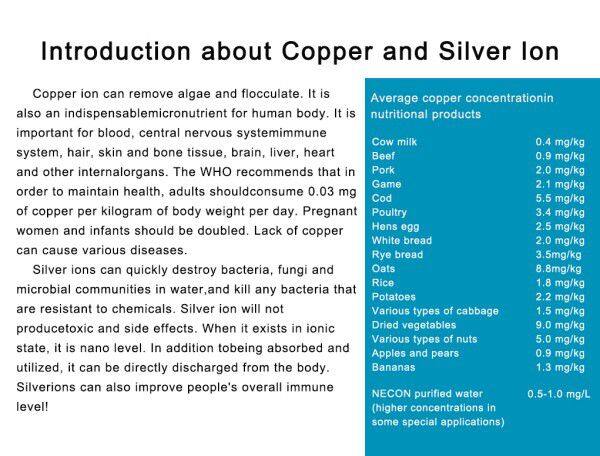 銅和銀離子簡介