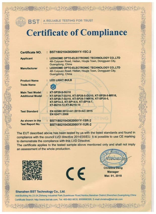CE LVD-LED LIGHT