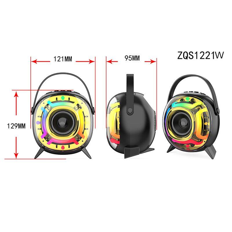 ZQS1221W OEM bass sound portable 2-inch speaker 5W power wireless bluetooth speaker for outdoor