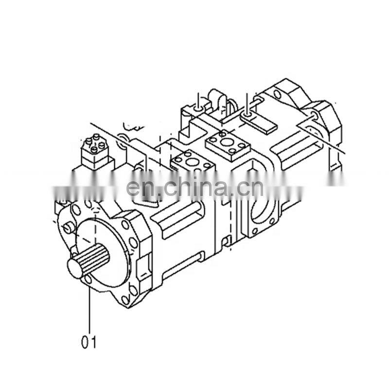 EX2500 Excavator Main Pump K3V280DTH EX2500 Hydraulic Pump 4347142