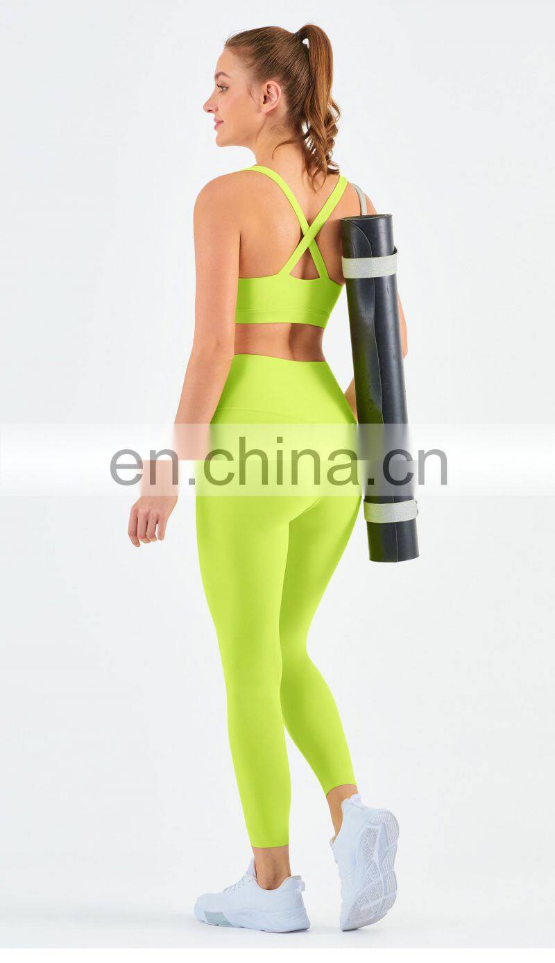 High Waist Leggings Workout Gym Soft Stretchy Yoga Pants Without T Line