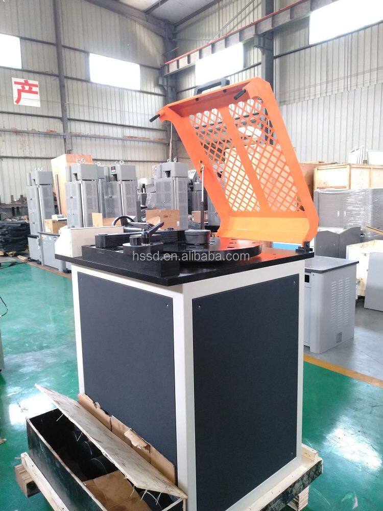 ASTM A615-89 Bend and Rebend test 6-50mm Steel Bar ReBar Cold Bending Testing 180 Reverse Bending Testing Machine