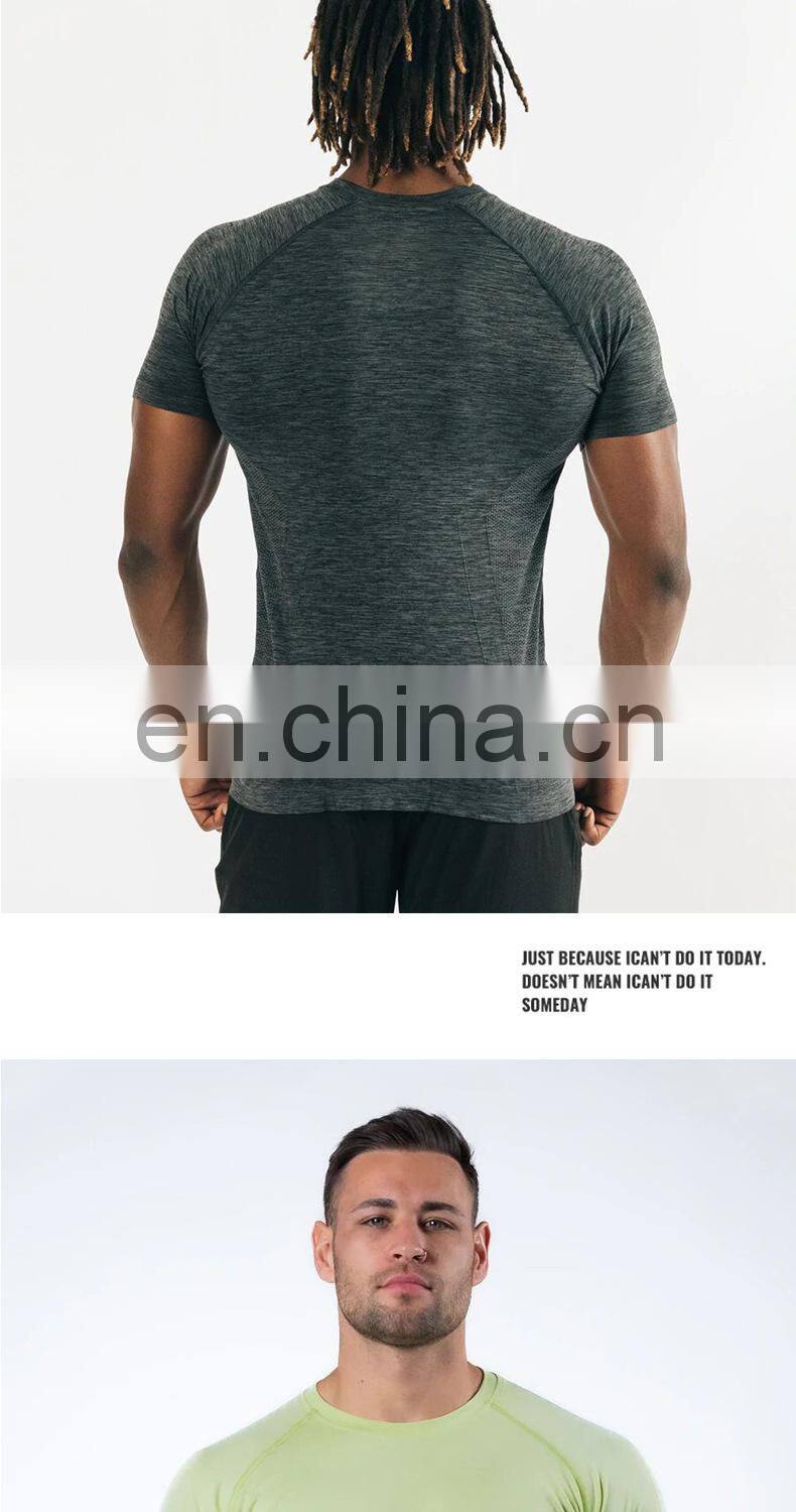 Wholesale Mens Gym Oversized Short Sleeve Tshirts Sports Muscle Active Fitness Wears