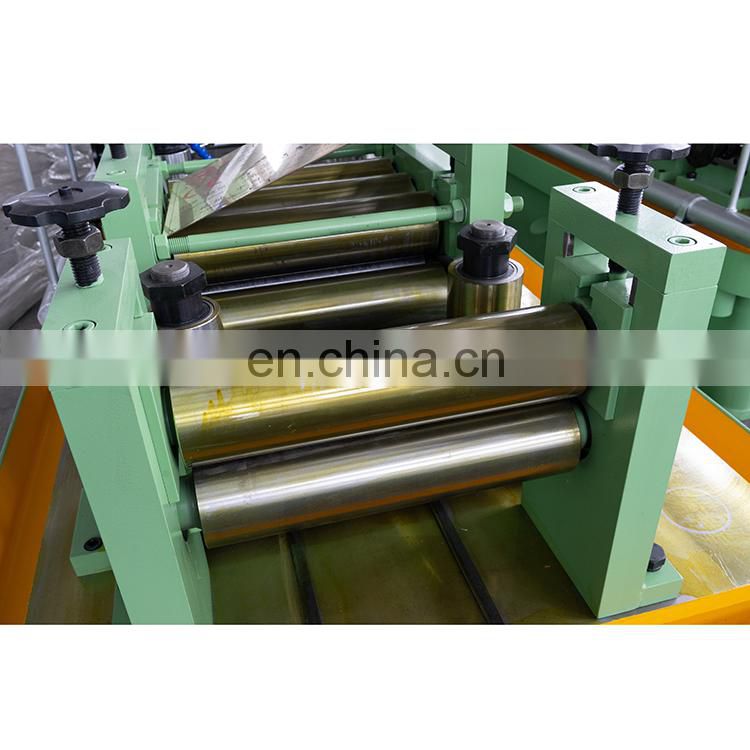 Nanyang automatic erw tube pipe mill making machine for high-speed rail wire rack