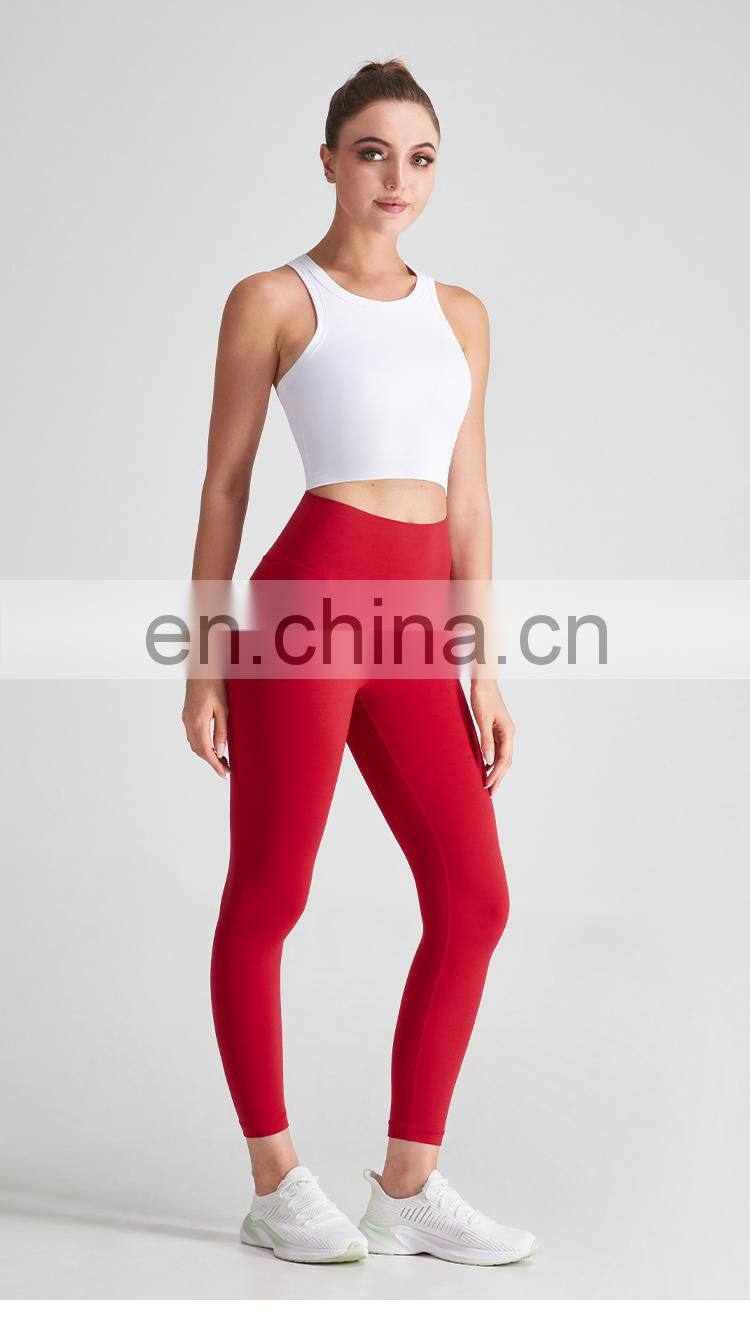 Embossing Print Sports Bra Top Sexy Y Back Women Sports Vest Running Shockproof Yoga Vest