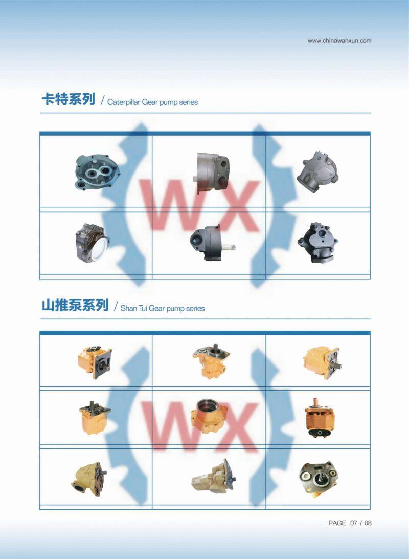 gear pump 705-61-28010  for komatsu D20-6 D21 Bulldozer