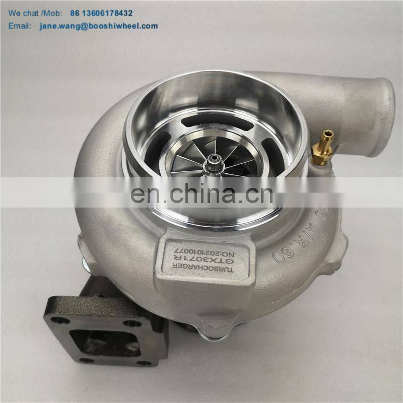 GT30 836042-5002S performance turbocharger GTX3071R T3 V-Band GTX3071 GT3071 ball bearing turbo for 1.8L-3.0L cars
