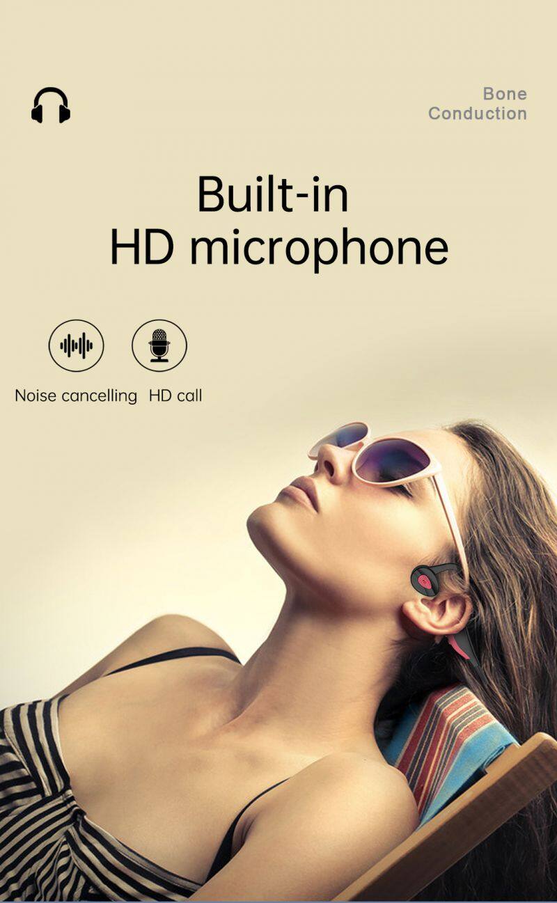 New Swim Bone Conduction Headphones Bluetooth Wireless Earphone 16GB MP3 Music Player Waterproof Earbuds Fitness Sport Headset