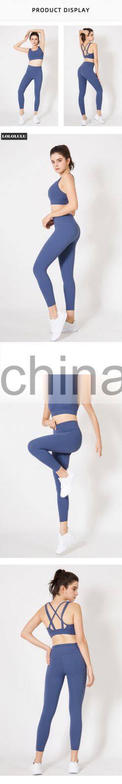 New Design Slim Fit Sports Gym Set Women With Custom Logo High Quality Sports Wear