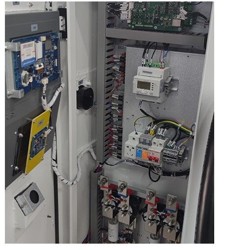 DJSF1352-RN DC energy meter in Nigeria solar hybrid system