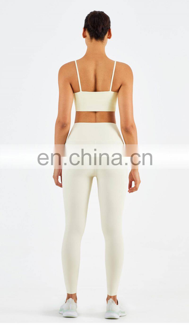 Multi Color Sport Bra Set Exercise Outfits Women Sets 2 Pieces High Support Yoga Pants