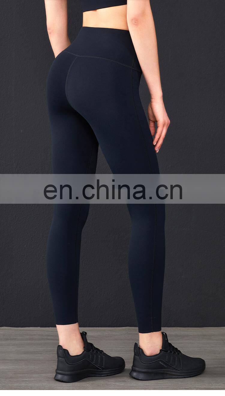 2022 Wholesale Anti Curling High Waist Yoga Pants No T Line Yoga Leggings ECO Friendly