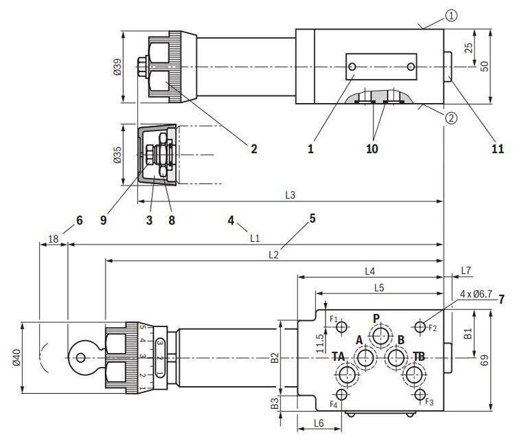 Rexroth ZDR10DP1-4X/150YM Flow Control Valve Safety Relief Pressure Reducing Valves