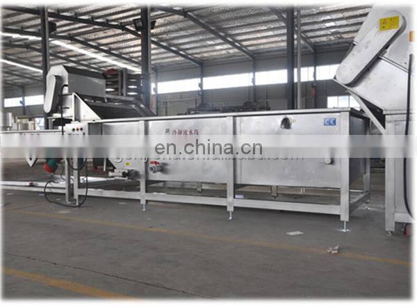 Shanghai Factory High profitable potato steam peeling hydro cutting cutter freezing machine  frozen french fries production line