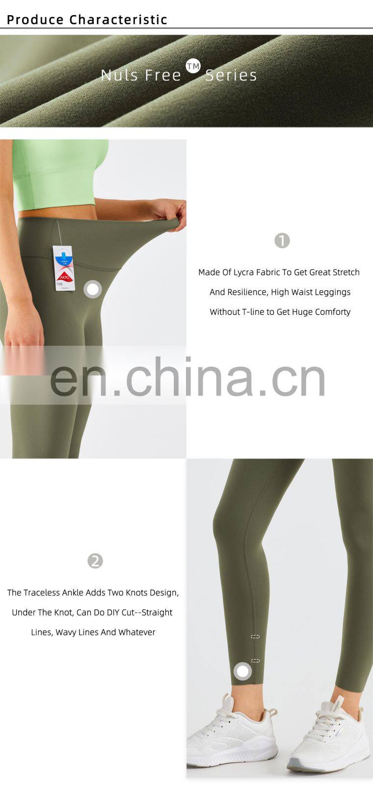 One Size Fits All Yoga Workout Leggings Custom Women Fitness Four Way Stretch Sports Pants