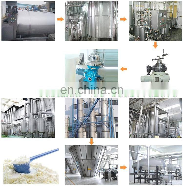 Turnkey project for cow milk factory / complete milk processing line