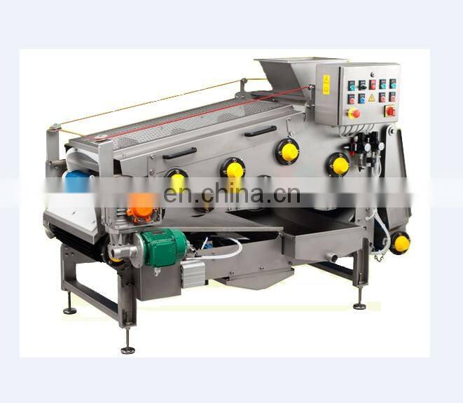 Orange juice belt extractor machine