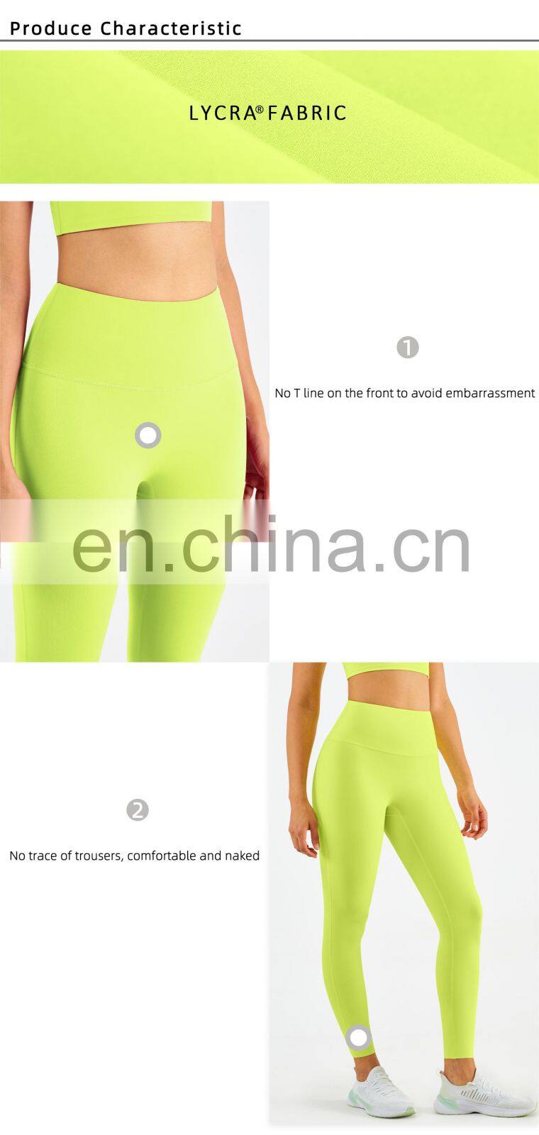 Fitness Enthusiasts Hot Sale Custom Fitness Leggings Push Up Yoga Pants High Strength Tights