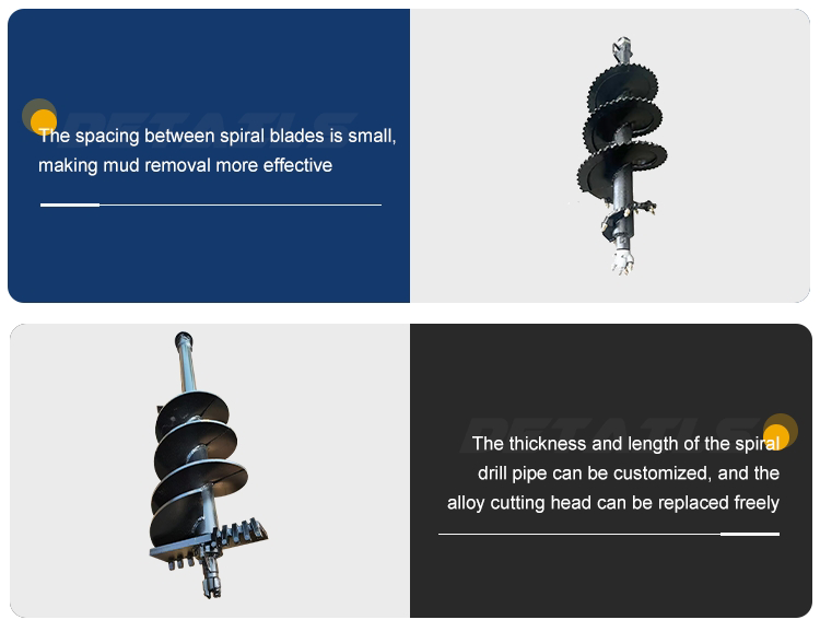 Soil drilling rig Drilling machine Spiral drill hole-punching machine