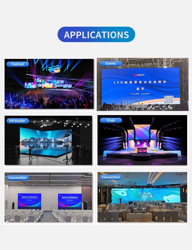 Full Color P3.91Stage Backdrop Rental Display Panels P2 P3 P4 P6 P8 P10 Pantalla Outdoor Led Screen