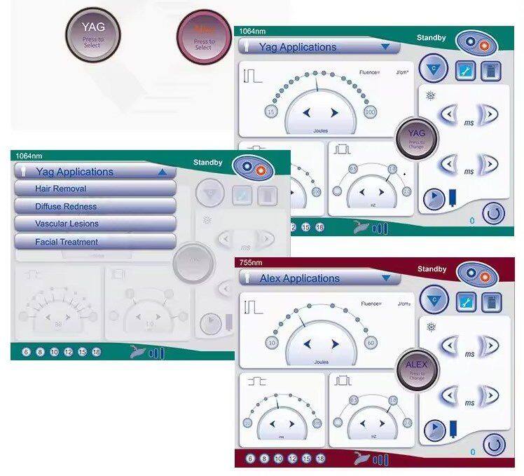 High Quality 755nm Alexandrite Laser 1064nm Long Pulse Laser Hair Removal Alexandrite Laser Device
