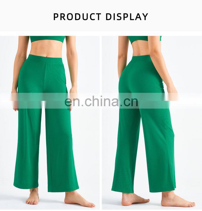 Newly Adjustable High Waisted Yoga Pants With Pocket Recyclable Jogging Sweatpants